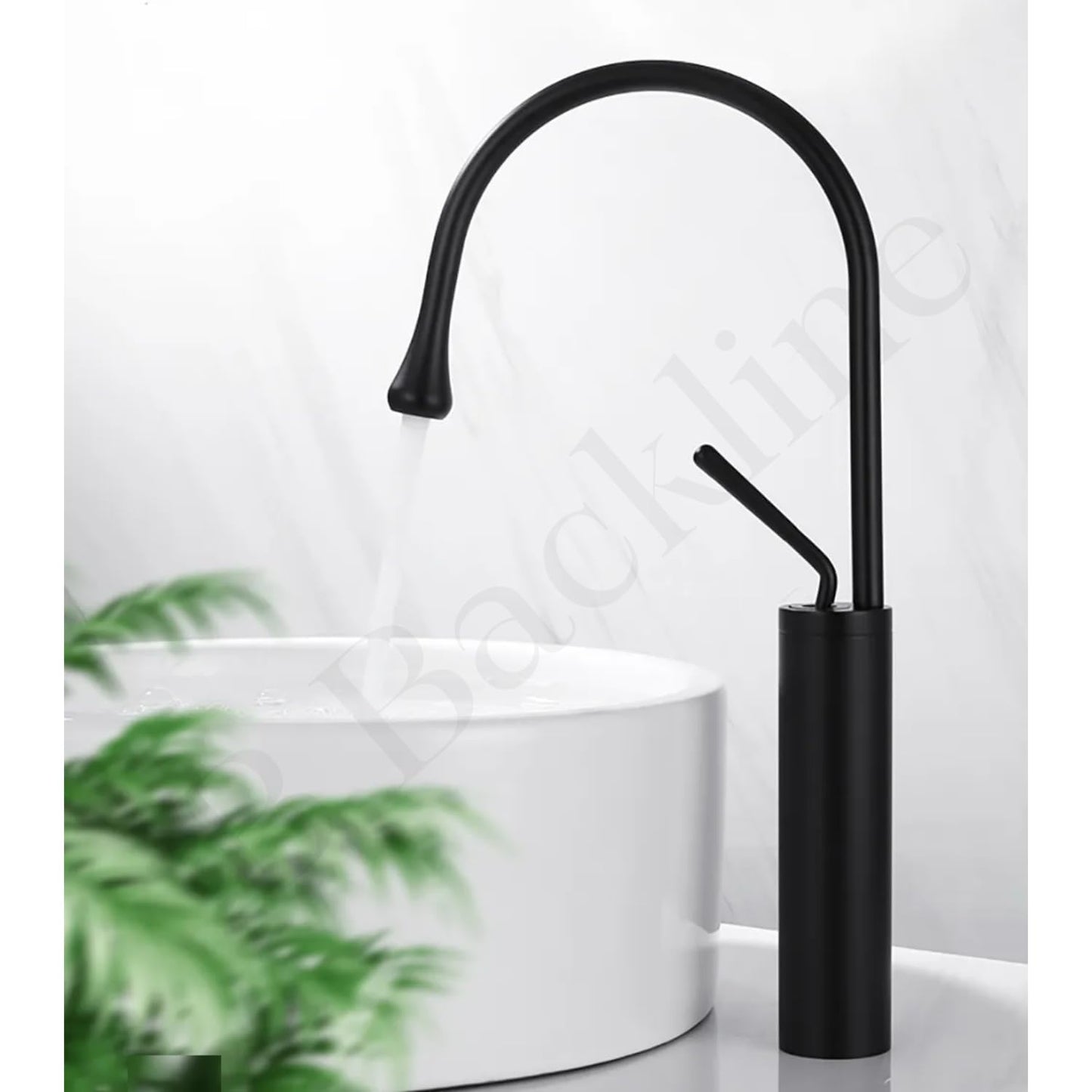 B Backline Basin Mixer Tap Hot Cold | Wash Basin Mixer Faucet | Pillar tap for wash Basin | Tap for Bathroom & Livingroom (Black Matt)