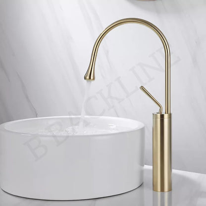 B Backline Basin Mixer Tap Hot Cold | Wash Basin Mixer Faucet | Pillar tap for wash Basin | Tap for Bathroom & Livingroom (Black Matt)